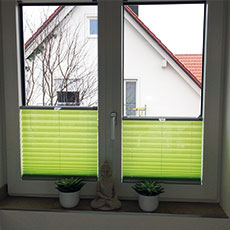 Plissee Faltstore